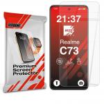 Folie sticla securizata GrizzGlass HybridGlass compatibila cu Realme C73 5G, Transparent 2 - lerato.ro