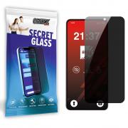 Folie sticla securizata GrizzGlass SecretGlass Privacy compatibila cu Realme Neo7x, Negru