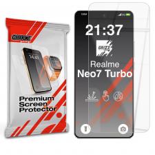 Folie sticla securizata GrizzGlass HybridGlass compatibila cu Realme Neo7 Turbo, Transparent