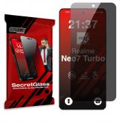 Folie sticla securizata GrizzGlass SecretGlass Privacy compatibila cu Realme Neo7 Turbo, Negru