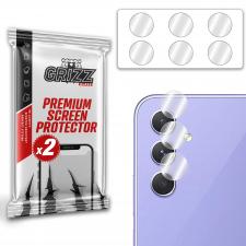 Set de 2 protectii camera foto GrizzGlass HybridGlass compatibile cu Samsung Galaxy A54, Transparent