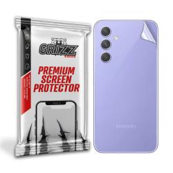 Folie protectie pentru spatele telefonului GrizzGlass SatinSkin compatibila cu Samsung Galaxy A54, Transparent