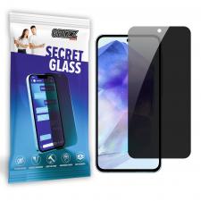 Folie sticla securizata GrizzGlass SecretGlass Privacy compatibila cu Samsung Galaxy A55, Negru