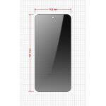 Set 2 folii sticla securizata GrizzGlass SecretGlass Easy Privacy, Kit montare inclus, compatibile cu Samsung Galaxy A55, Negru 3 - lerato.ro