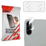 Set de 2 protectii camera foto GrizzGlass HybridGlass compatibile cu Samsung Galaxy A56, Transparent 2 - lerato.ro
