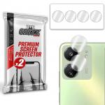 Set 2 protectii camera foto GrizzGlass HybridGlass compatibile cu Xiaomi Redmi 13C, Transparent 2 - lerato.ro