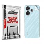 Folie protectie pentru spatele telefonului GrizzGlass SatinSkin compatibila cu Xiaomi Redmi 13, Transparent 2 - lerato.ro