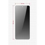 Set 2 folii sticla securizata GrizzGlass SecretGlass Easy Privacy, Kit montare inclus, compatibile cu Xiaomi Redmi 13, Negru 3 - lerato.ro