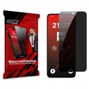 Folie sticla securizata GrizzGlass SecretGlass Privacy compatibila cu Xiaomi Redmi 13x, Negru