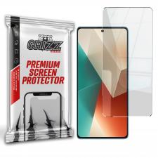 Folie sticla securizata GrizzGlass HybridGlass compatibila cu Xiaomi Redmi Note 13 5G, Transparent