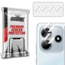 Set 2 protectii camera foto GrizzGlass HybridGlass compatibile cu Xiaomi Redmi Note 14, Transparent
