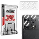 Set 2 protectii camera foto GrizzGlass HybridGlass compatibile cu Xiaomi Poco F6 Pro, Transparent 2 - lerato.ro