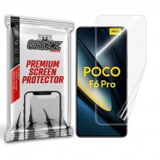 Folie protectie GrizzGlass CeramicFilm compatibila cu Xiaomi Poco F6 Pro, Transparent