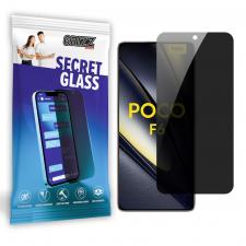 Folie sticla securizata GrizzGlass SecretGlass Privacy compatibila cu Xiaomi Poco F6, Negru