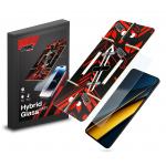 Folie sticla securizata GrizzGlass HybridGlass Easy, Kit montare inclus, compatibila cu Xiaomi Poco X6 Pro, Transparent 2 - lerato.ro
