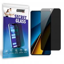 Folie sticla securizata GrizzGlass SecretGlass Privacy compatibila cu Xiaomi Poco X6, Negru