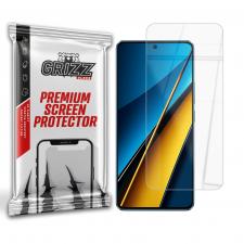 Folie sticla securizata GrizzGlass HybridGlass compatibila cu Xiaomi Poco X6, Transparent