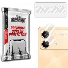 Set 2 protectii camera foto GrizzGlass HybridGlass compatibile cu Xiaomi Poco X6 Neo, Transparent
