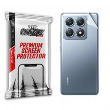 Folie protectie pentru spatele telefonului GrizzGlass SatinSkin compatibila cu Xiaomi 14T Pro, Transparent
