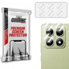Set 2 protectii camera foto GrizzGlass HybridGlass compatibile cu Xiaomi 14T, Transparent