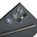 Set de 2 protectii camera foto GrizzGlass HybridGlass compatibile cu Samsung Galaxy S23 Ultra, Transparent 4 - lerato.ro