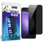 Folie sticla securizata GrizzGlass SecretGlass Privacy compatibila cu Samsung Galaxy S23 FE, Negru 2 - lerato.ro