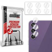 Set de 2 protectii camera foto GrizzGlass HybridGlass compatibile cu Samsung Galaxy S23 FE, Transparent
