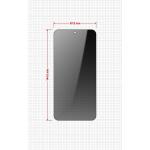 Set 2 folii sticla hibrid GrizzGlass SecretGlass Easy Privacy, Kit montare inclus, compatibile cu Samsung Galaxy S25, Negru 3 - lerato.ro