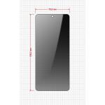 Set 2 folii sticla hibrid GrizzGlass SecretGlass Easy Privacy, Kit montare inclus, compatibile cu Samsung Galaxy M55, Negru 3 - lerato.ro