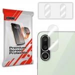 Set de 2 protectii camera foto GrizzGlass HybridGlass compatibile cu Samsung Galaxy M56, Transparent 2 - lerato.ro