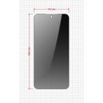 Set 2 folii sticla hibrid GrizzGlass SecretGlass Easy Privacy, Kit montare inclus, compatibile cu Samsung Galaxy A35, Negru 3 - lerato.ro