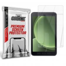 Folii tablete, Folie protectie sticla hibrid GrizzGlass HybridGlass compatibila cu Samsung Galaxy Tab Active 5, Transparent, lerato.ro