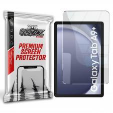 Folii tablete, Folie protectie sticla hibrid GrizzGlass HybridGlass compatibila cu Samsung Galaxy Tab A9 Plus, Transparent, lerato.ro