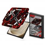Folie protectie sticla hibrid GrizzGlass HybridGlass Easy, Kit montare inclus, compatibila cu Samsung Galaxy Tab A9 Plus, Transparent 2 - lerato.ro