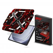 Folie protectie dispay GrizzGlass MatteScreen Easy, Kit montare inclus, compatibila cu Samsung Galaxy Tab A9, Transparent