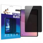 Folie protectie sticla hibrid GrizzGlass SecretGlass Privacy compatibila cu Lenovo Tab Extreme, Negru 2 - lerato.ro