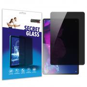 Folie protectie sticla hibrid GrizzGlass SecretGlass Privacy compatibila cu Lenovo Tab P12 Pro, Negru