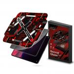 Folie protectie sticla hibrid GrizzGlass SecretGlass Easy Privacy, Kit montare inclus, compatibila cu Lenovo Tab P12, Negru 2 - lerato.ro