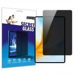 Folie protectie sticla hibrid GrizzGlass SecretGlass Privacy compatibila cu Honor Pad X8 Pro, Negru 2 - lerato.ro