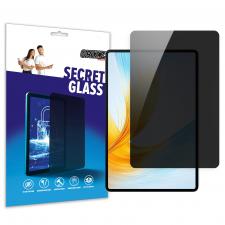 Folii tablete Honor Pad, Folie protectie sticla hibrid GrizzGlass SecretGlass Privacy compatibila cu Honor Pad X8 Pro, Negru, lerato.ro