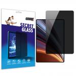Folie protectie sticla hibrid GrizzGlass SecretGlass Privacy compatibila cu Honor Pad GT Pro, Negru 2 - lerato.ro