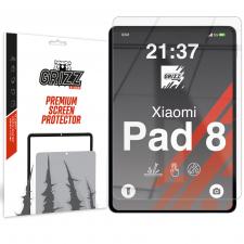 Folii tablete Xiaomi Pad, Folie protectie sticla hibrid GrizzGlass HybridGlass compatibila cu Xiaomi Pad 8, Transparent, lerato.ro