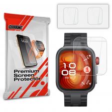Accesorii Huawei Watch Fit, Set 3 folii protectie GrizzGlass Hydrofilm compatibila cu Huawei Watch Fit 4 Pro, Transparent, lerato.ro