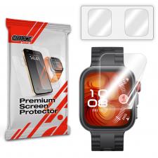 Accesorii Huawei Watch Fit, Set 2 folii protectie GrizzGlass CeramicFilm compatibila cu Huawei Watch Fit 4 Pro, Transparent, lerato.ro