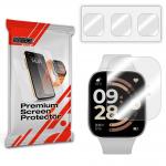 Set 3 folii protectie GrizzGlass Hydrofilm compatibila cu Xiaomi Redmi Watch 6, Transparent 2 - lerato.ro