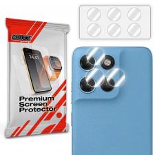 Folii protectie Motorola Moto G17 / G17 Power, Set 2 protectii camera foto GrizzGlass HybridGlass compatibile cu Motorola Moto G17, Transparent, lerato.ro