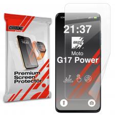 Folii protectie Motorola Moto G17 / G17 Power, Folie protectie GrizzGlass CeramicFilm compatibila cu Motorola Moto G17 Power, Transparent, lerato.ro