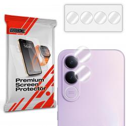 Set 2 protectii camera foto GrizzGlass HybridGlass compatibile cu Vivo V70 FE, Transparent