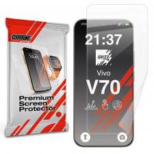 Folii protectie telefoane Vivo, Folie protectie GrizzGlass CeramicFilm compatibila cu Vivo V70, Transparent, lerato.ro