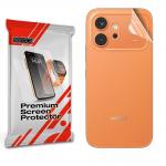 Folie protectie pentru spatele telefonului GrizzGlass SatinSkin compatibila cu Honor 600, Transparent 2 - lerato.ro